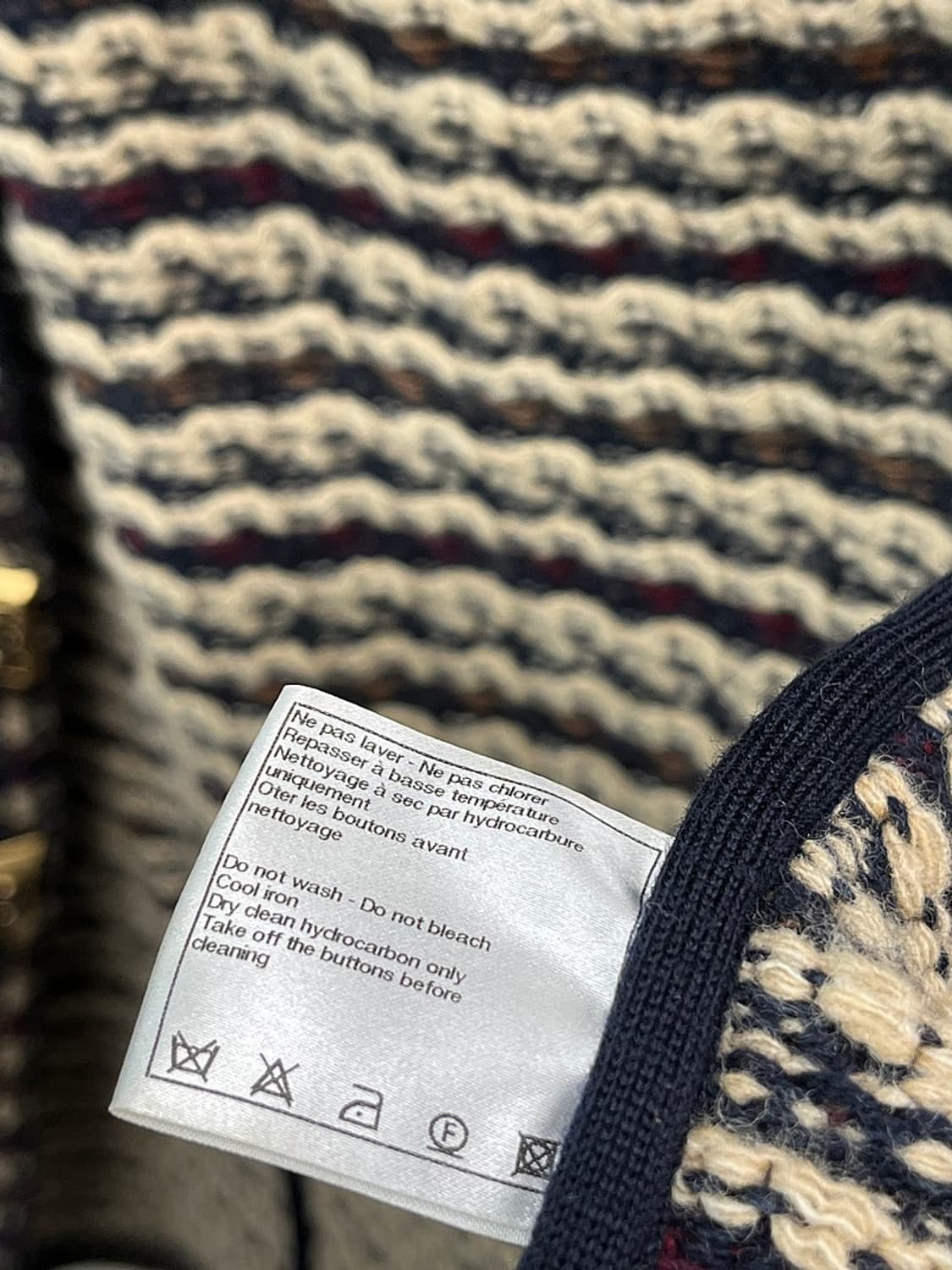 여) 샤넬 캐시미어 트위드코트  상품이미지9