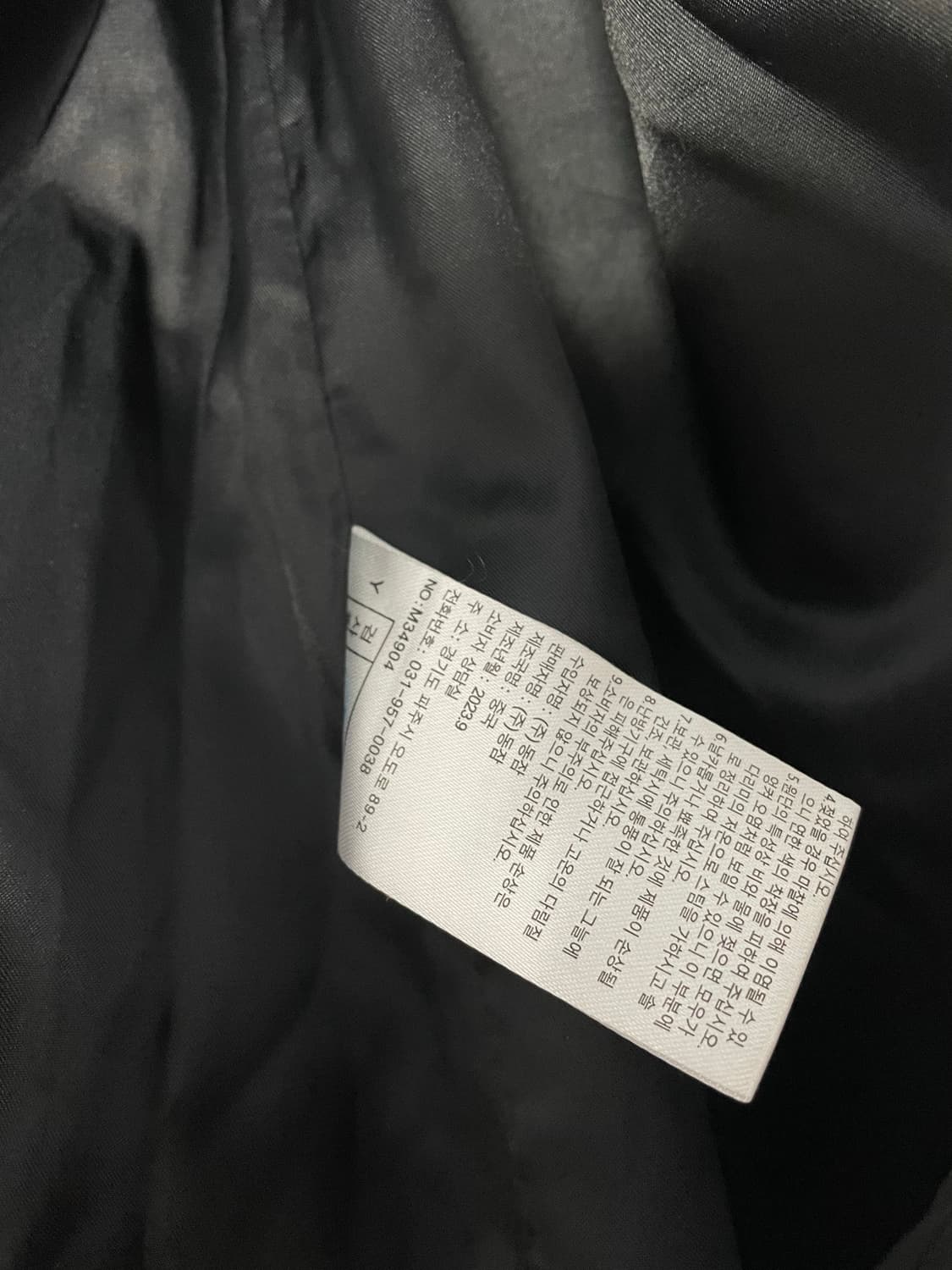 모르간 후드 코트 차콜 66사이즈 상품이미지6