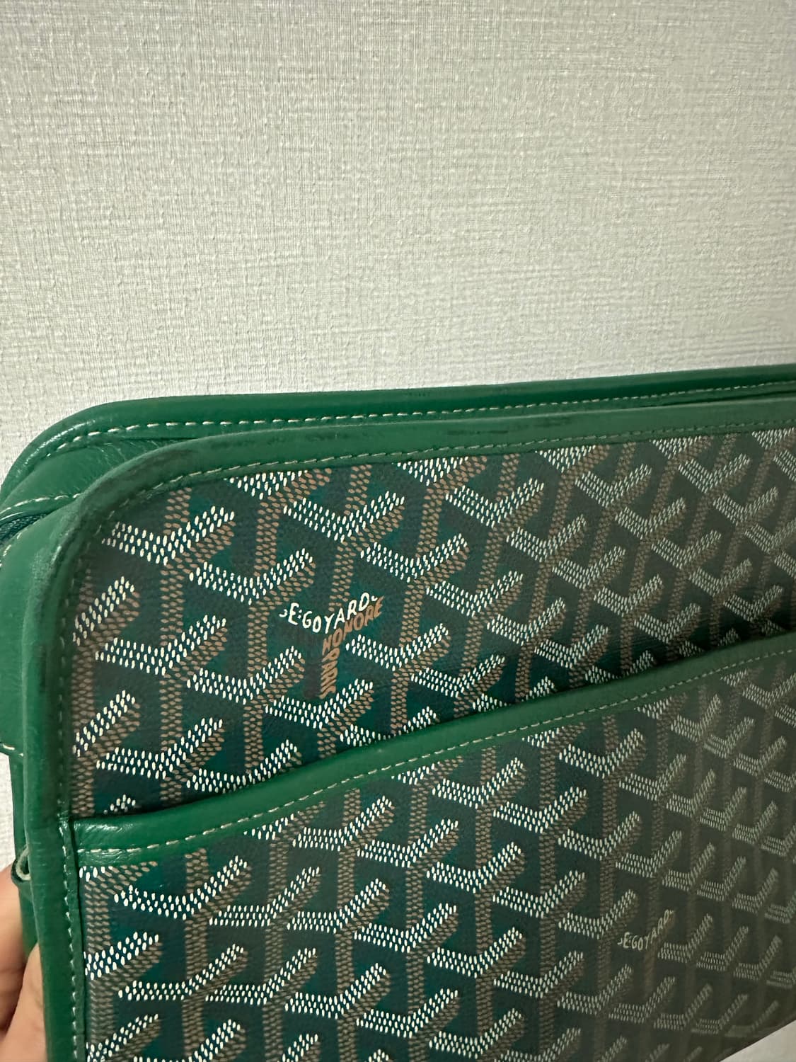 고야드 쥬방스 클러치백 GM 그린 상품이미지2