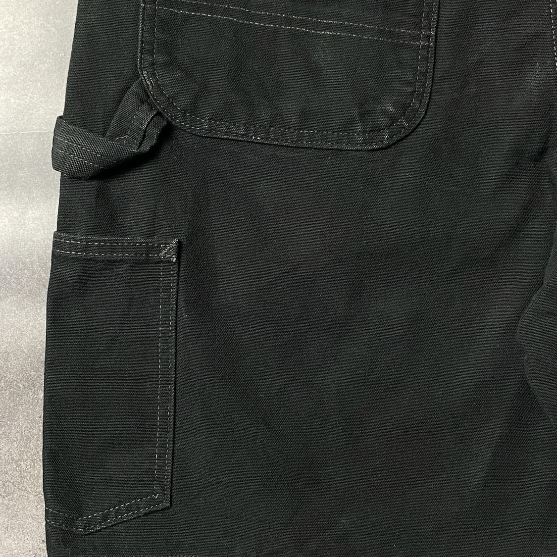 CARHARTT 칼하트 빈티지 블랙 카펜터 워크 하프팬츠 A01135 상품이미지9