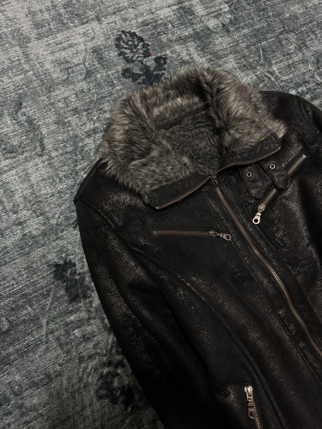 Unknown vkei trimming fur jacket 상품이미지2