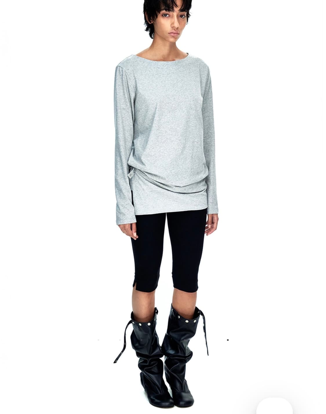 마지셔우드 롱부츠 (38)SNAP HIGH LEATHER BOOTS 상품이미지2