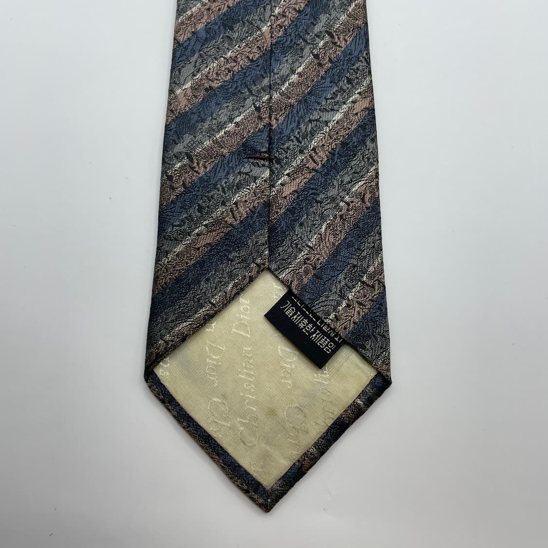 657) (Christian DIOR) 크리스찬 디올 패턴 넥타이 상품이미지4