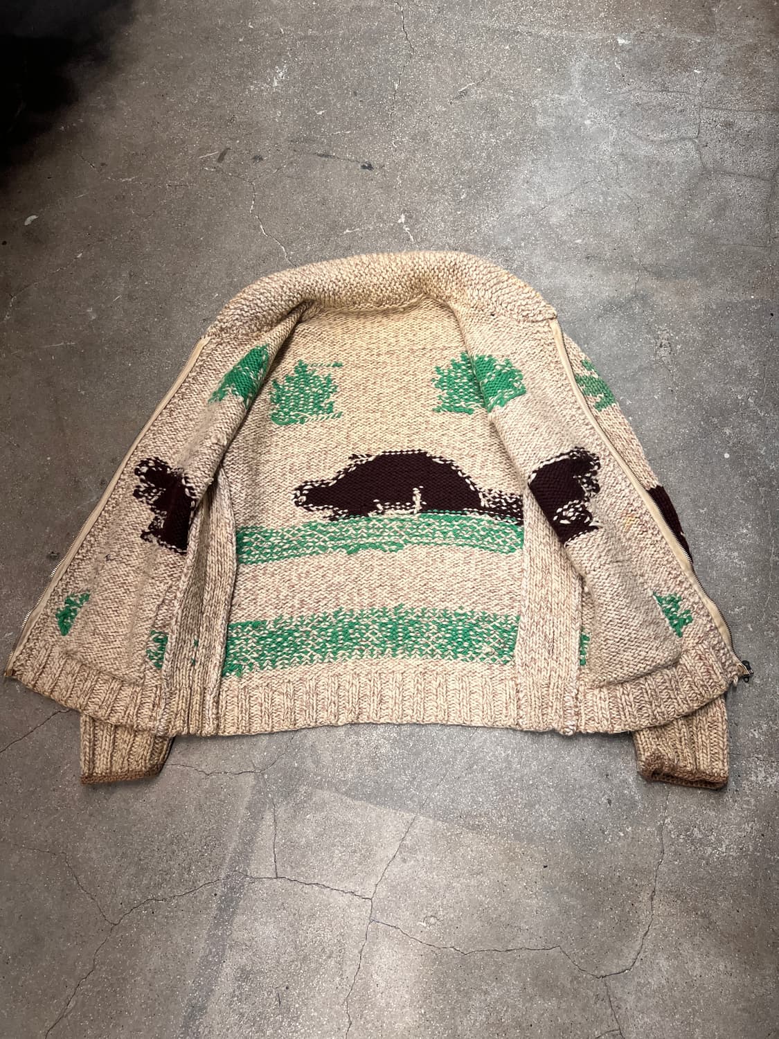 60‘s 캐나다 코위찬 비버 패턴 상품이미지9