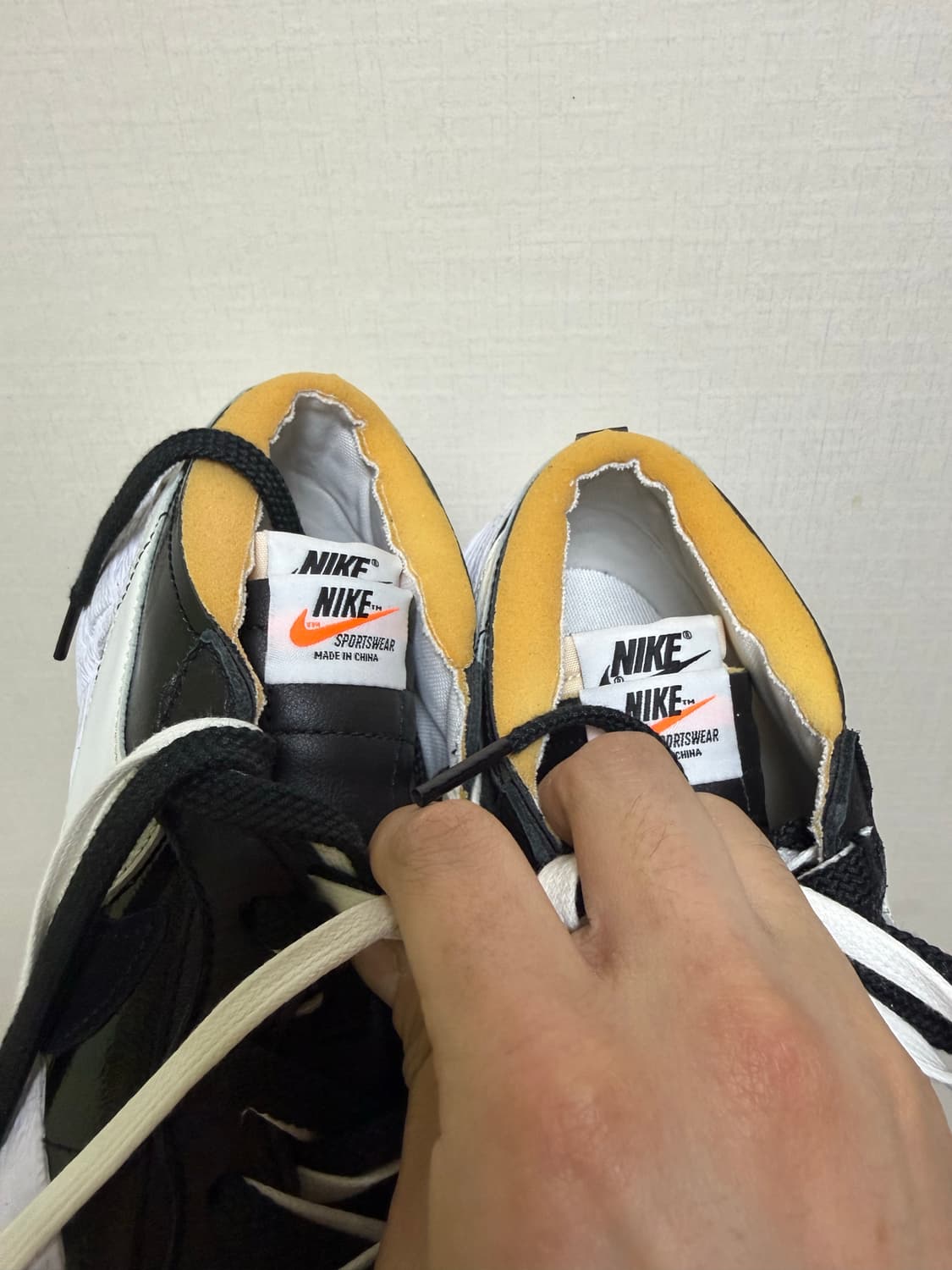 나이키X사카이 블레이저 로우 블랙 265 상품이미지3