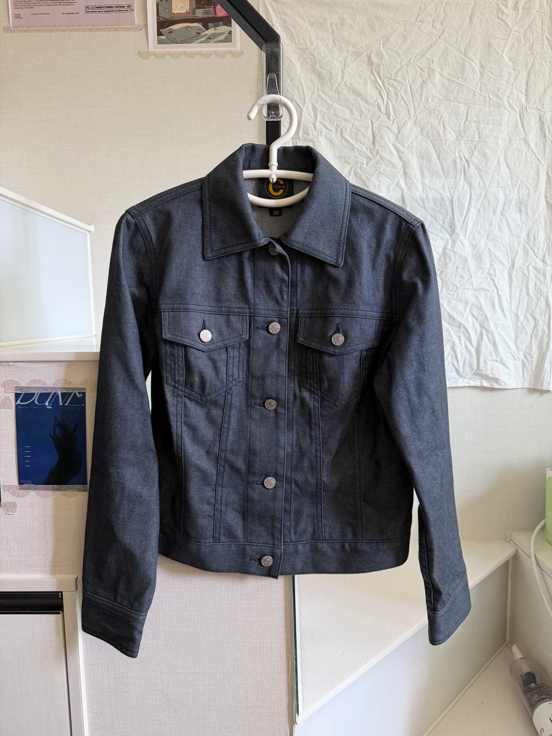 빈티지 자수 데님자켓 상품이미지1