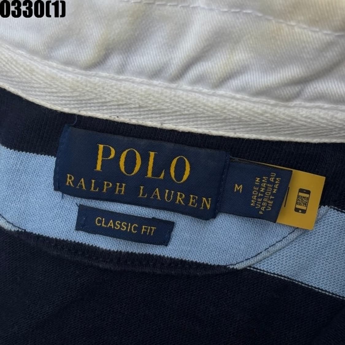 폴로 스트라이프 카라티 남색 하늘 네이비 상품이미지2