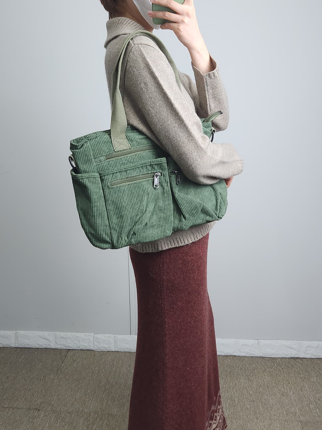 코듀로이 숄더 • 크로스백 상품이미지2
