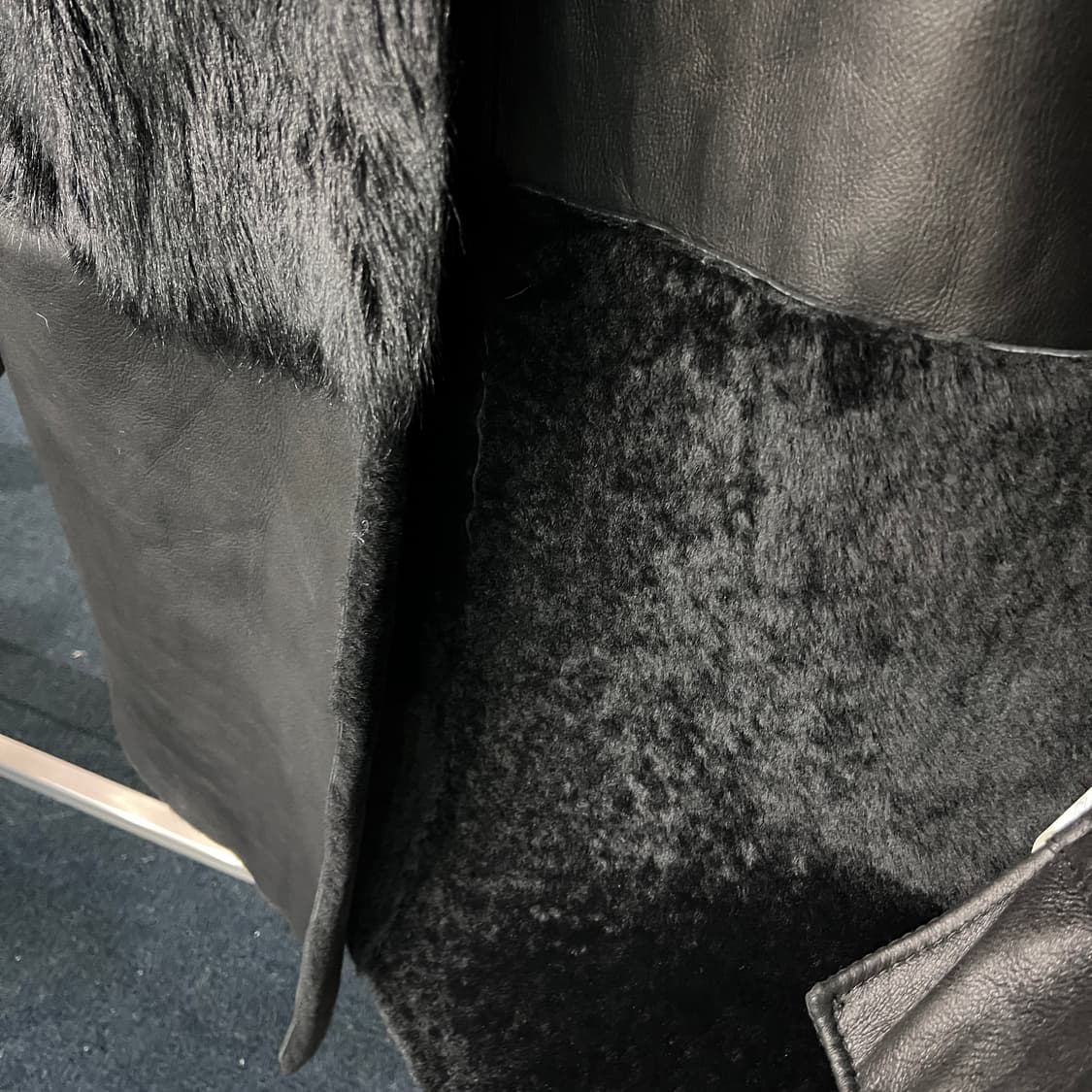 [44] 시슬리 앙가죽100% 무스탕 코트   상품이미지7