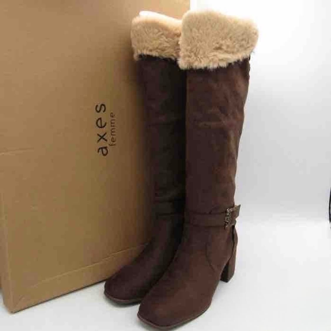 엑시즈팜 라떼갸루 핀터깔 부츠  상품이미지1