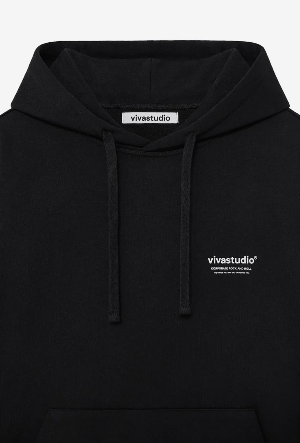 비바스튜디오 LOCATION HOODIE [BLACK] 후드티 상품이미지2