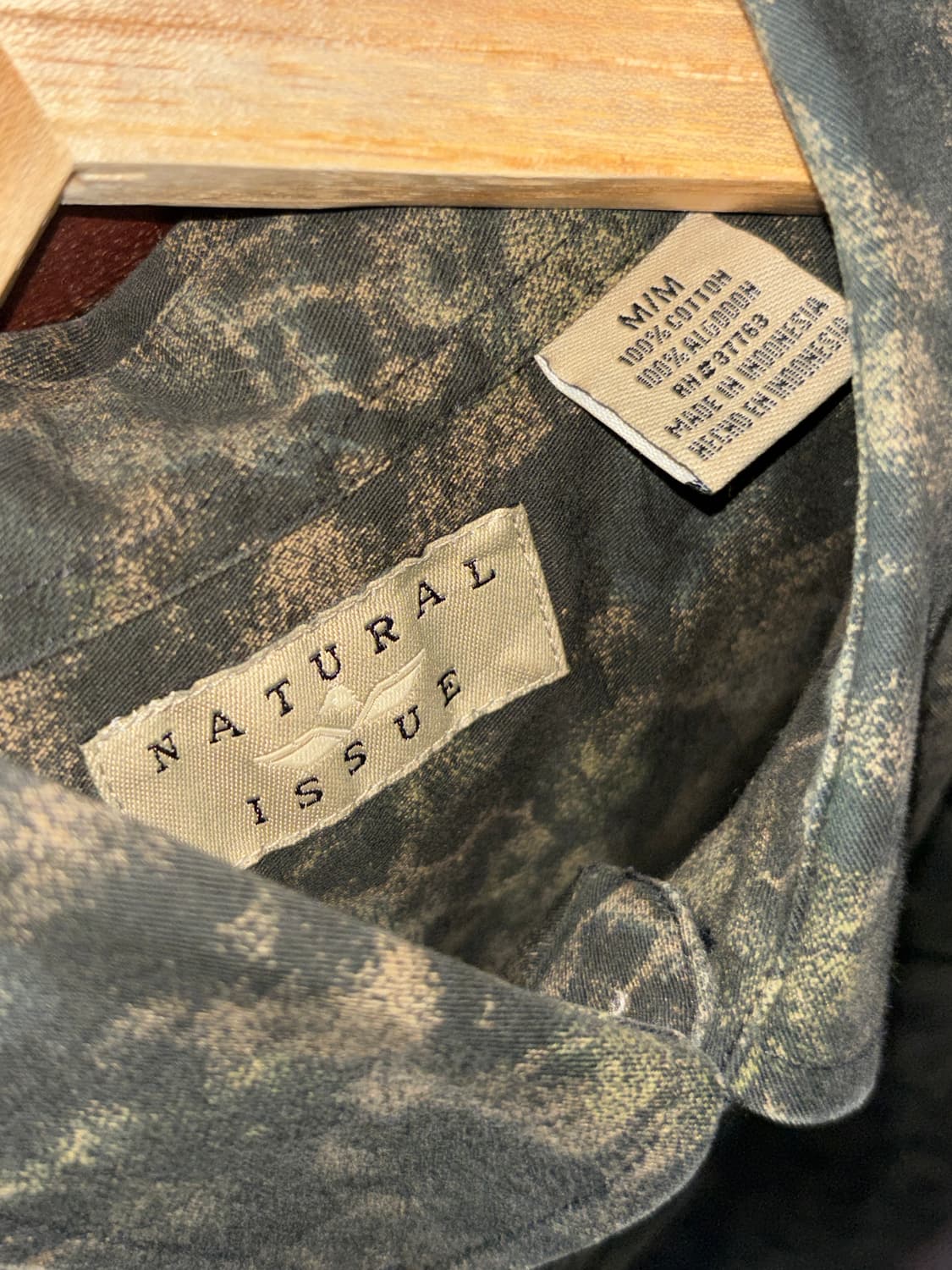 Natural Issue 패턴 셔츠 상품이미지4