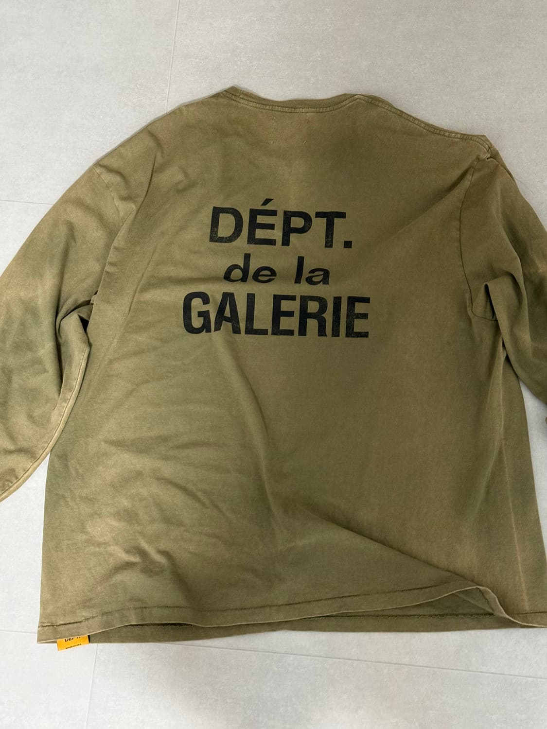 갤러리디파트먼트 25SS French 롱슬리브 올리브 XXL 상품이미지5