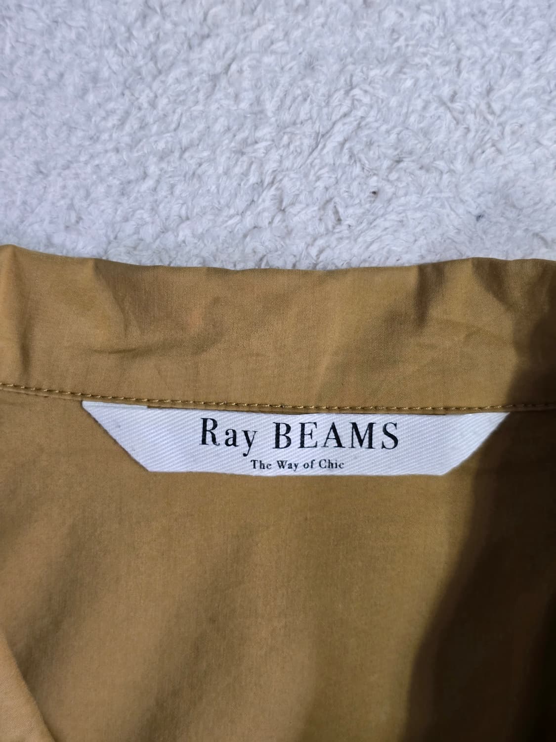 Ray BEAMS 레이빔즈 카키색 민소매 원피스 상품이미지6
