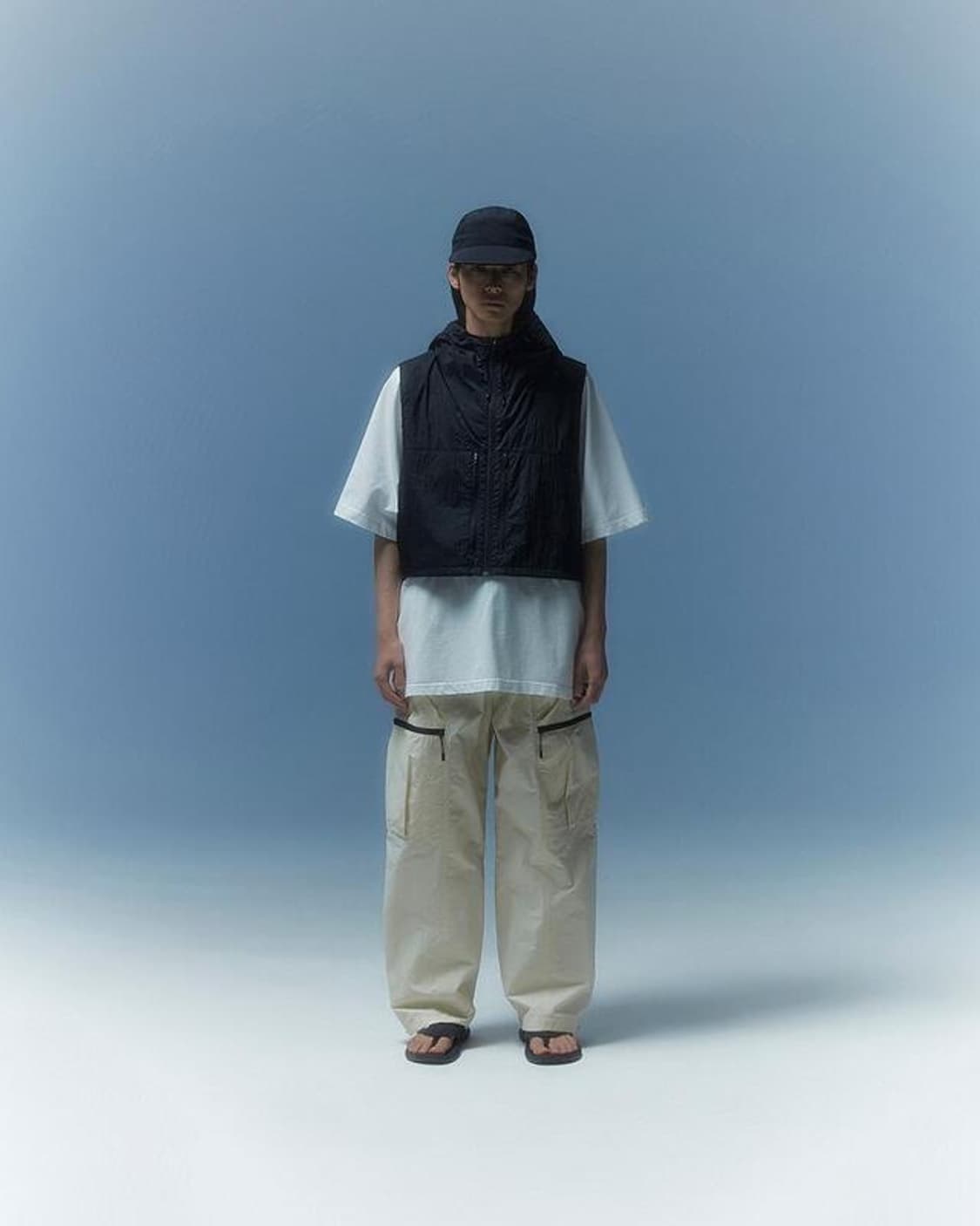 [2] 모이프 hooded crop vest 상품이미지1