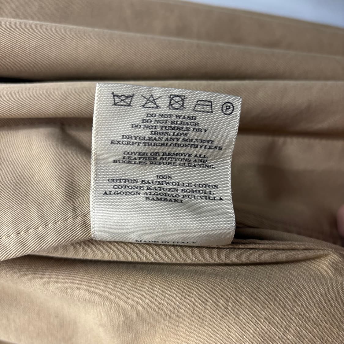 M 버버리 베이지 트렌치코트  상품이미지6