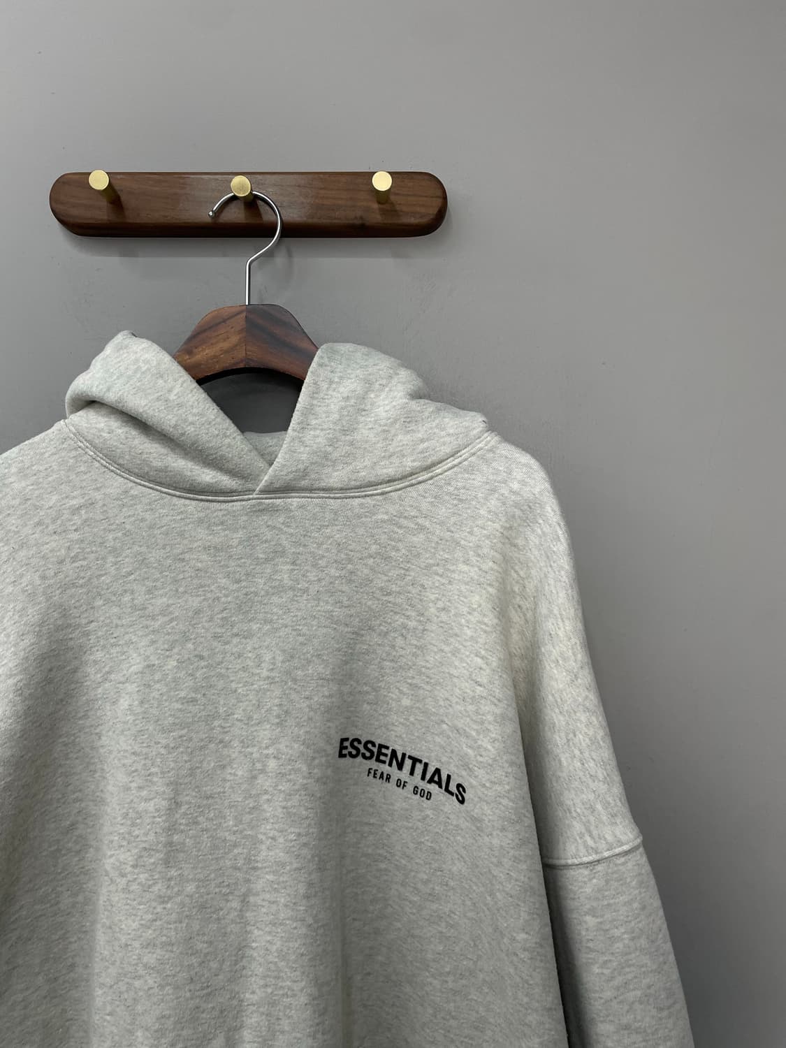 에센셜 백로고 기모 후드티 H1827 상품이미지4