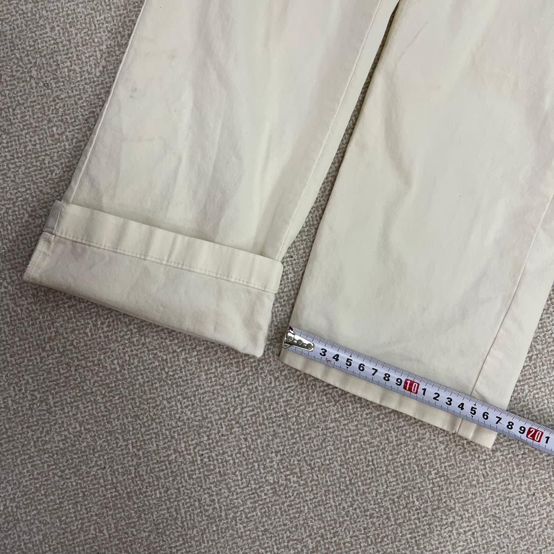 84 헤지스 스트레이트핏 코튼 면바지 0123M 상품이미지10