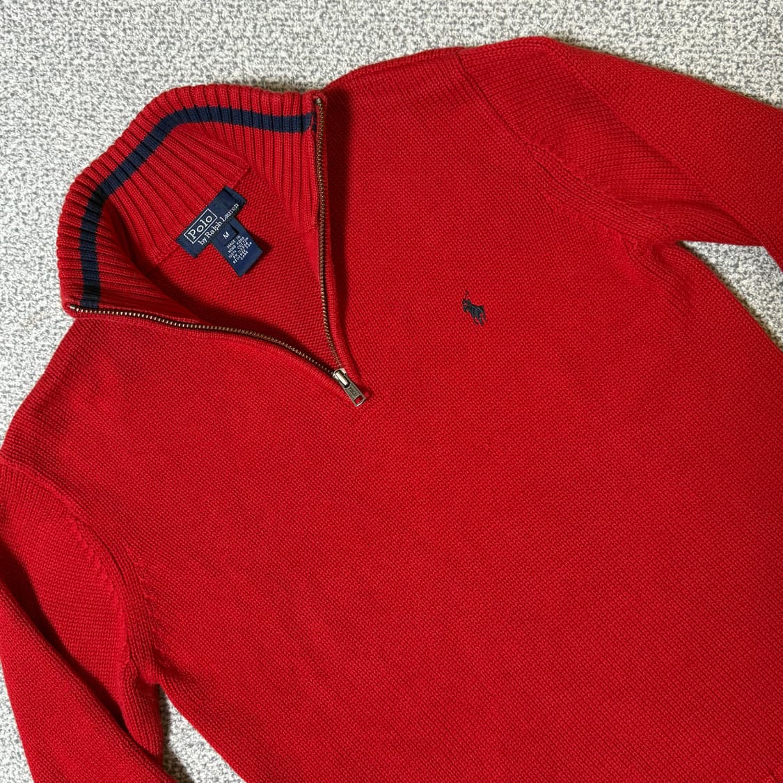 폴로 랄프로렌 반집업 니트 상품이미지5