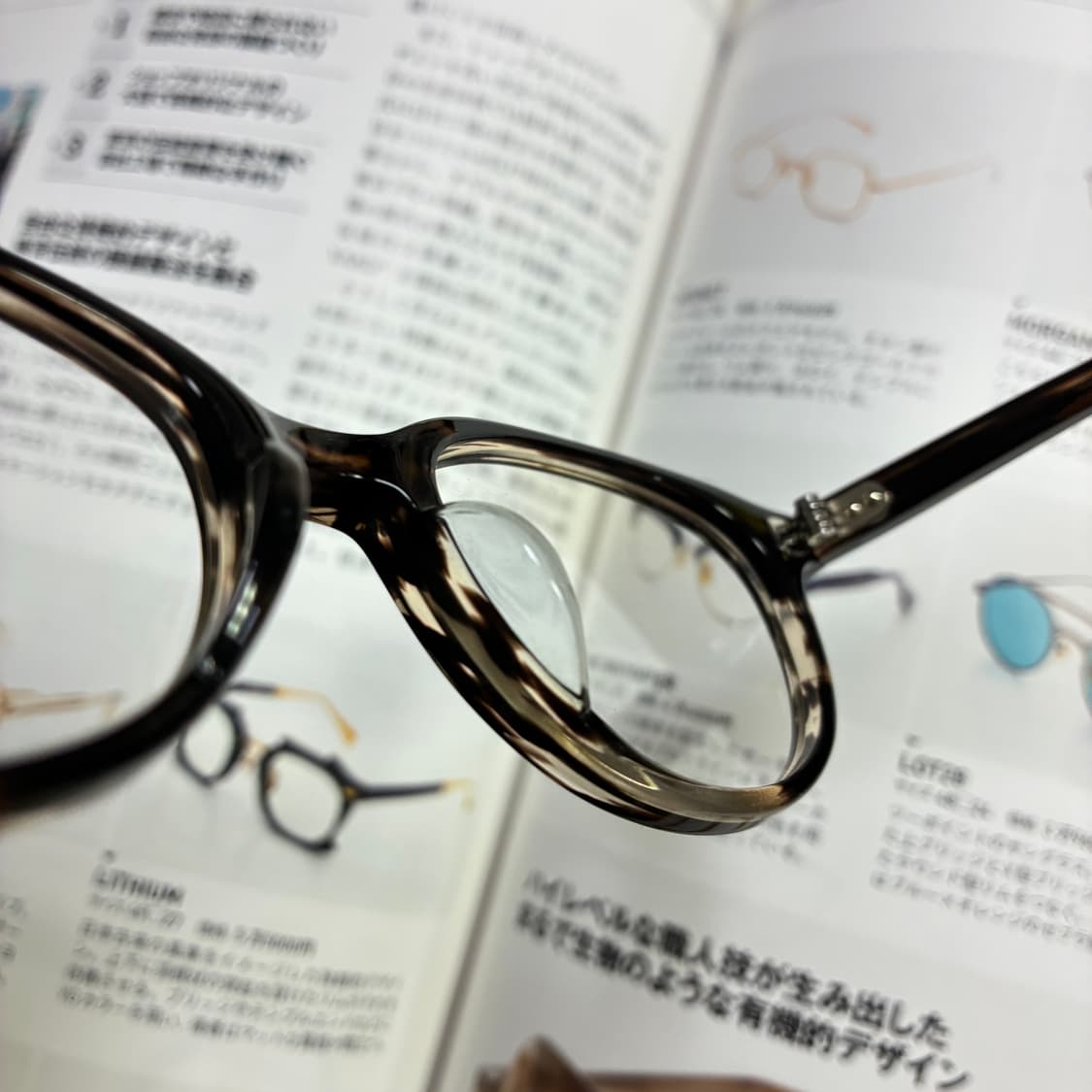 카도야 진지로 사쿠 일본 빈티지 셀룰로이드 안경 상품이미지8