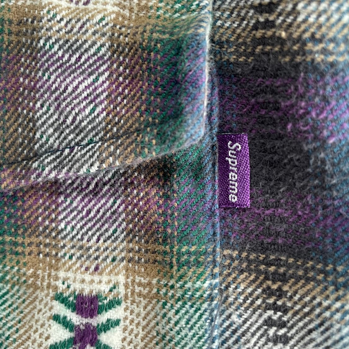 Supreme 슈프림 23F/W 페이드 플란넬 집업 자켓 상품이미지4