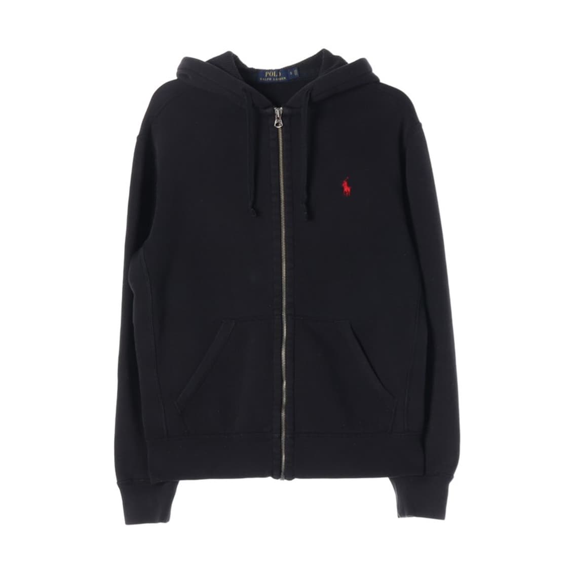 폴로 랄프로렌 기모 후드집업 블랙 S 상품이미지1