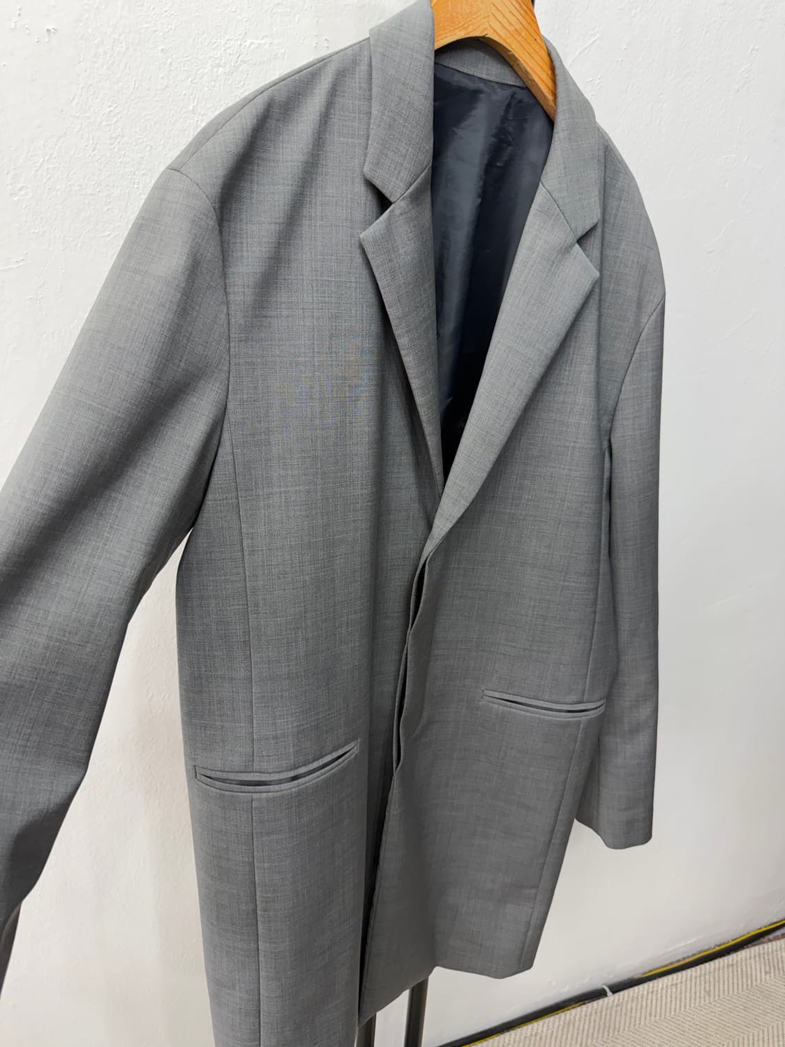 정품) 시스템옴므 한섬 롱 레인자켓 95 상품이미지2