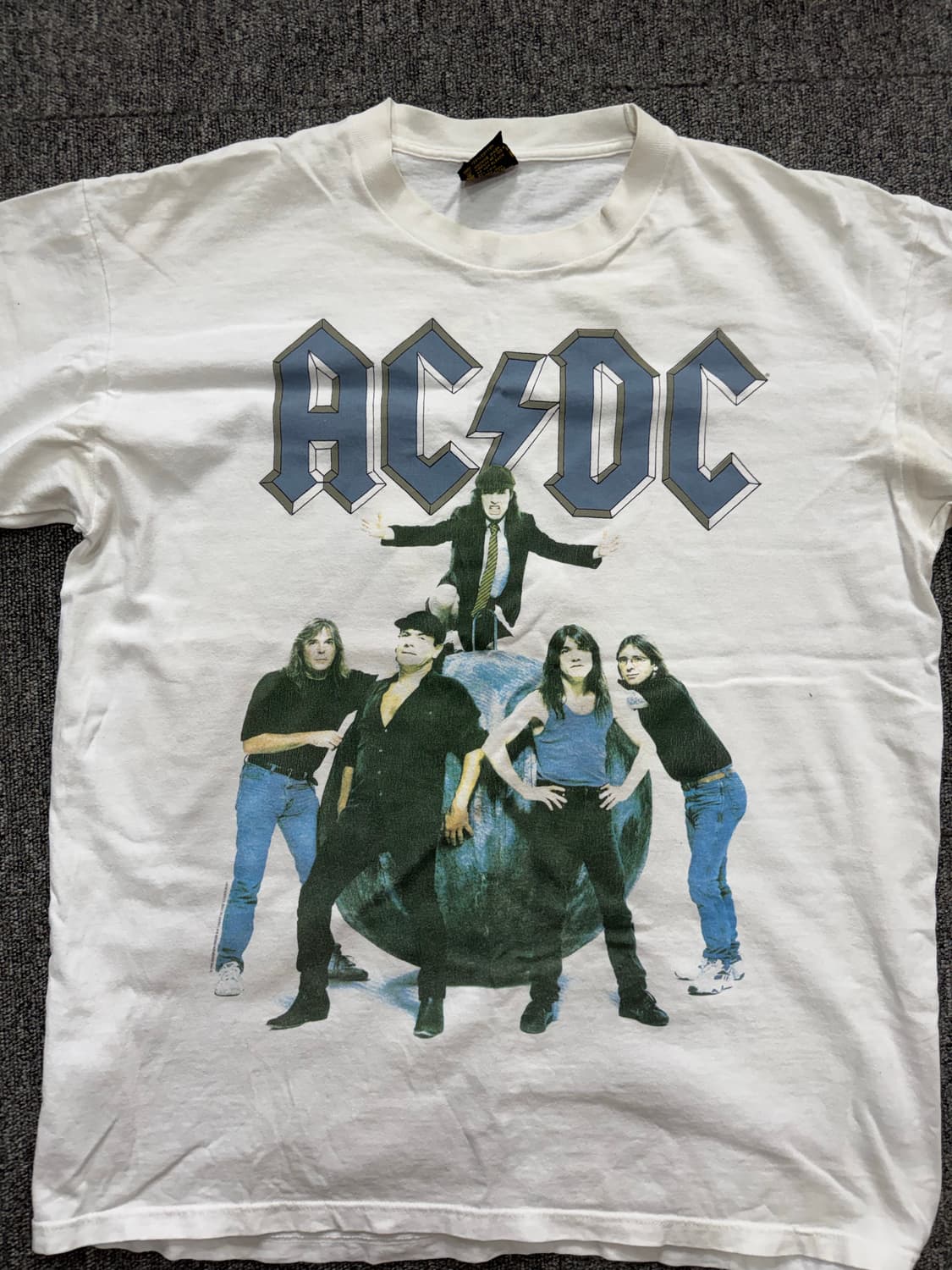 90s USA AC/DC 1996 월드투어 밴드 티셔츠 브로컴택 XL 상품이미지4