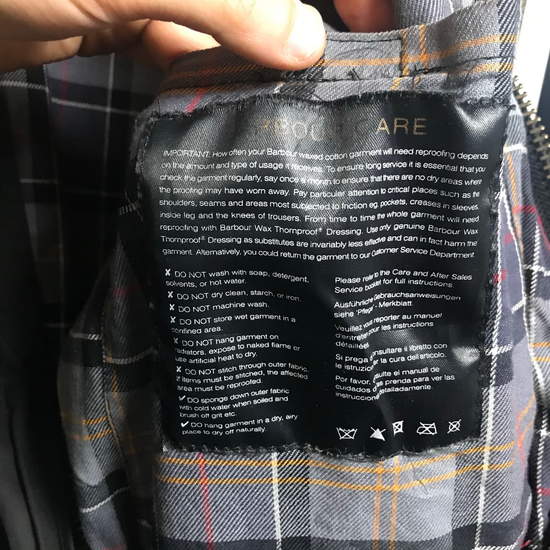 바버 인터네셔널 왁스 자켓  상품이미지7