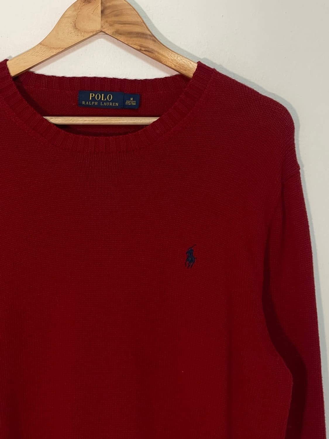 폴로 버건디 포니 니트 상품이미지4