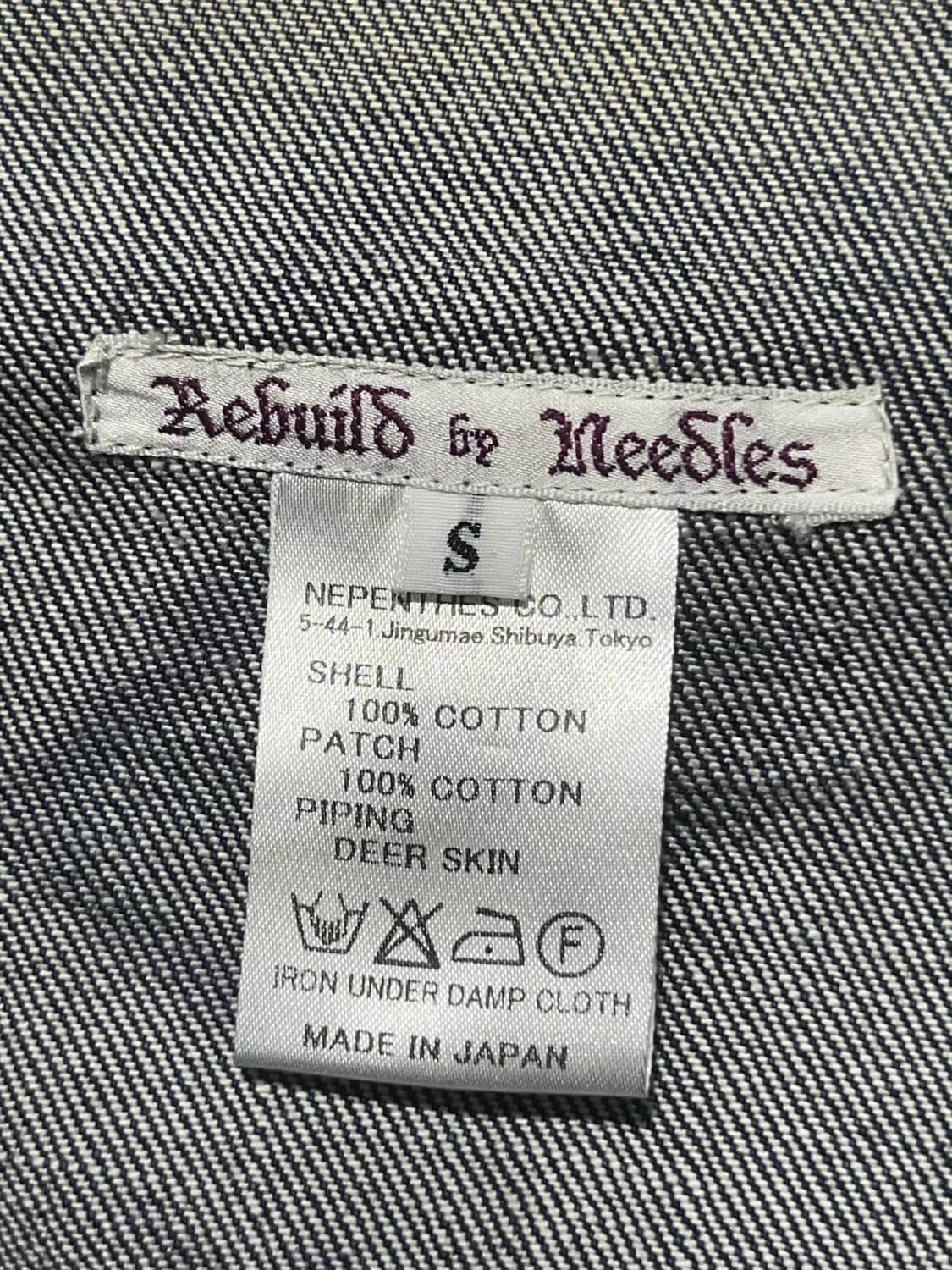 Rebuild by Needles 모토크로스 데님자켓  상품이미지6