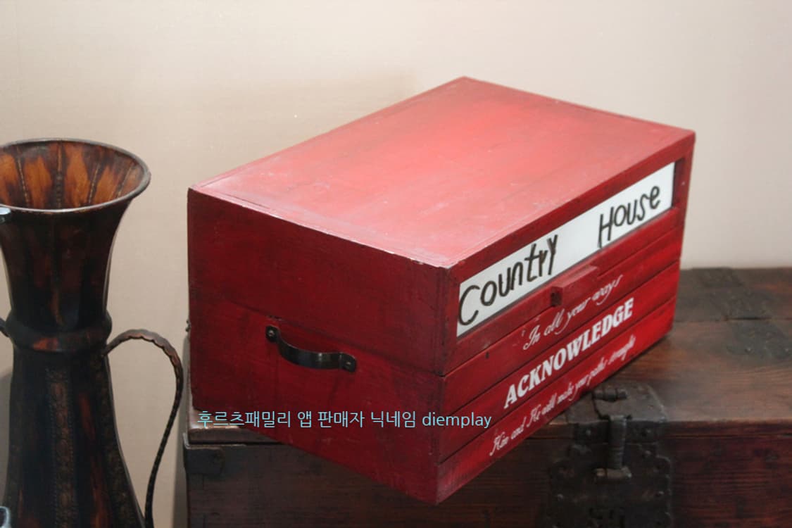 빈티지 우드박스 빈티지소품 인테리어소품 레트로소품 엔틱소품 카페소품 원목 상품이미지8