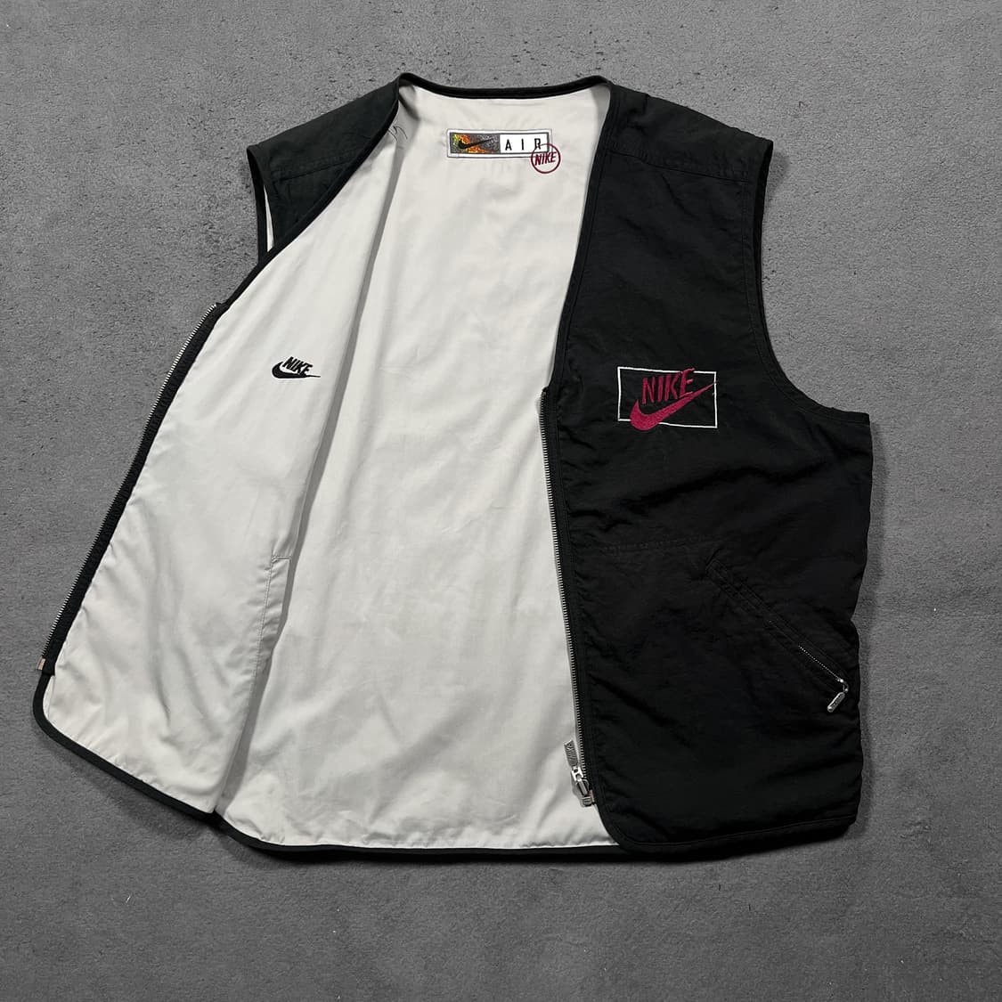 90's Nike 나이키 올드스쿨 리버시블 베스트 자켓 상품이미지1
