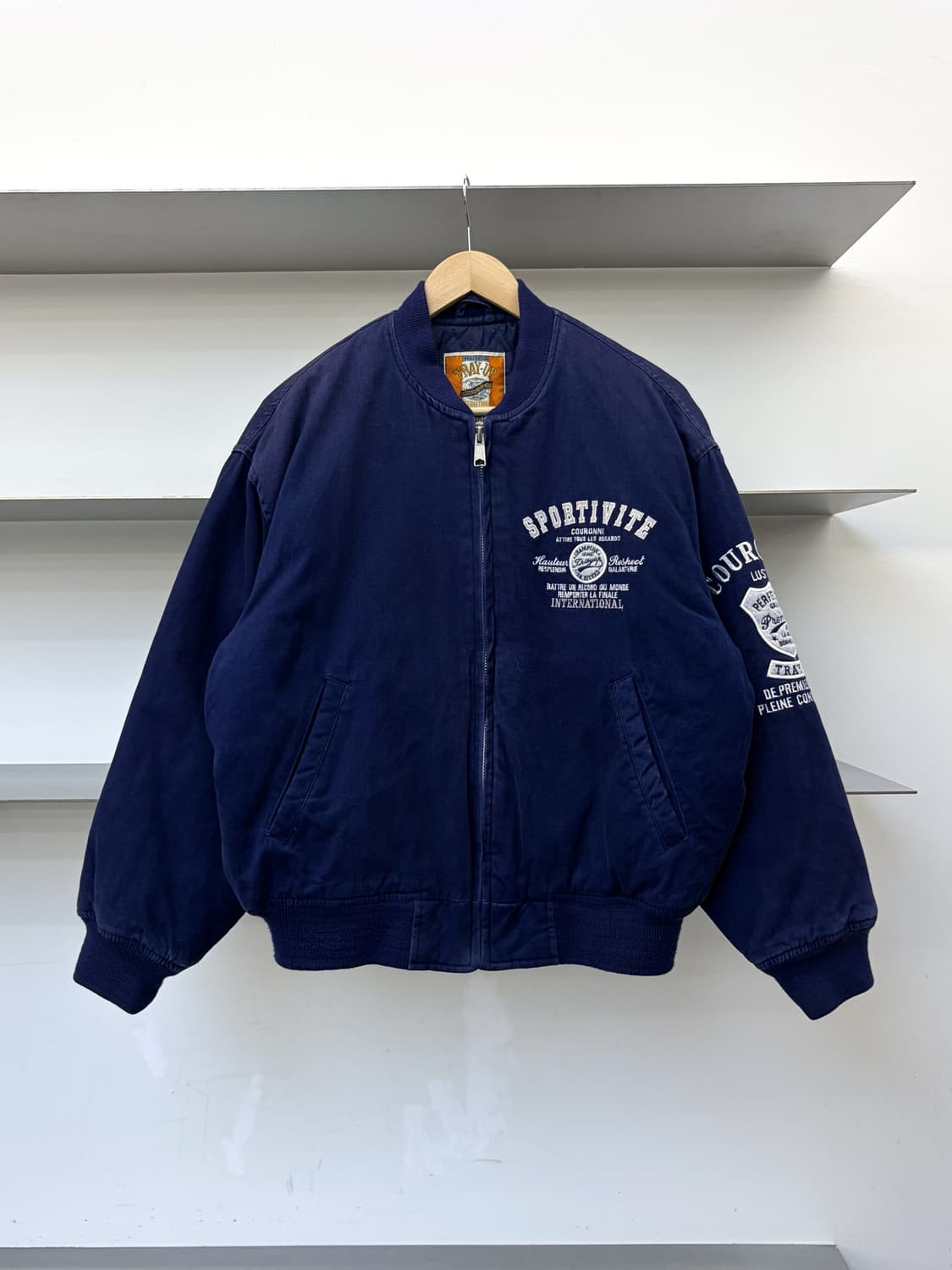 트레이업 90s 스포티바이트 봄버 자켓 상품이미지1