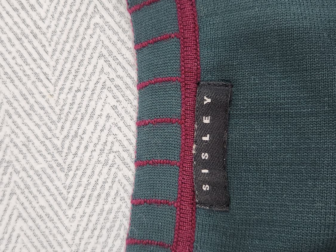 [F] 시슬리 버건디 니트 플레어 반팔 원피스 프리사이즈 상품이미지5