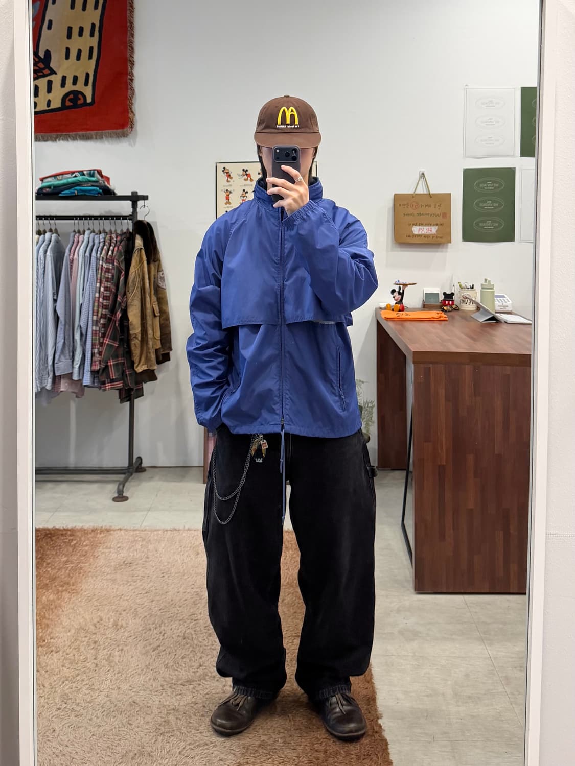 80-90s Eddie Bauer 에디바우어 나일론 윈드브레이커 자켓 상품이미지2