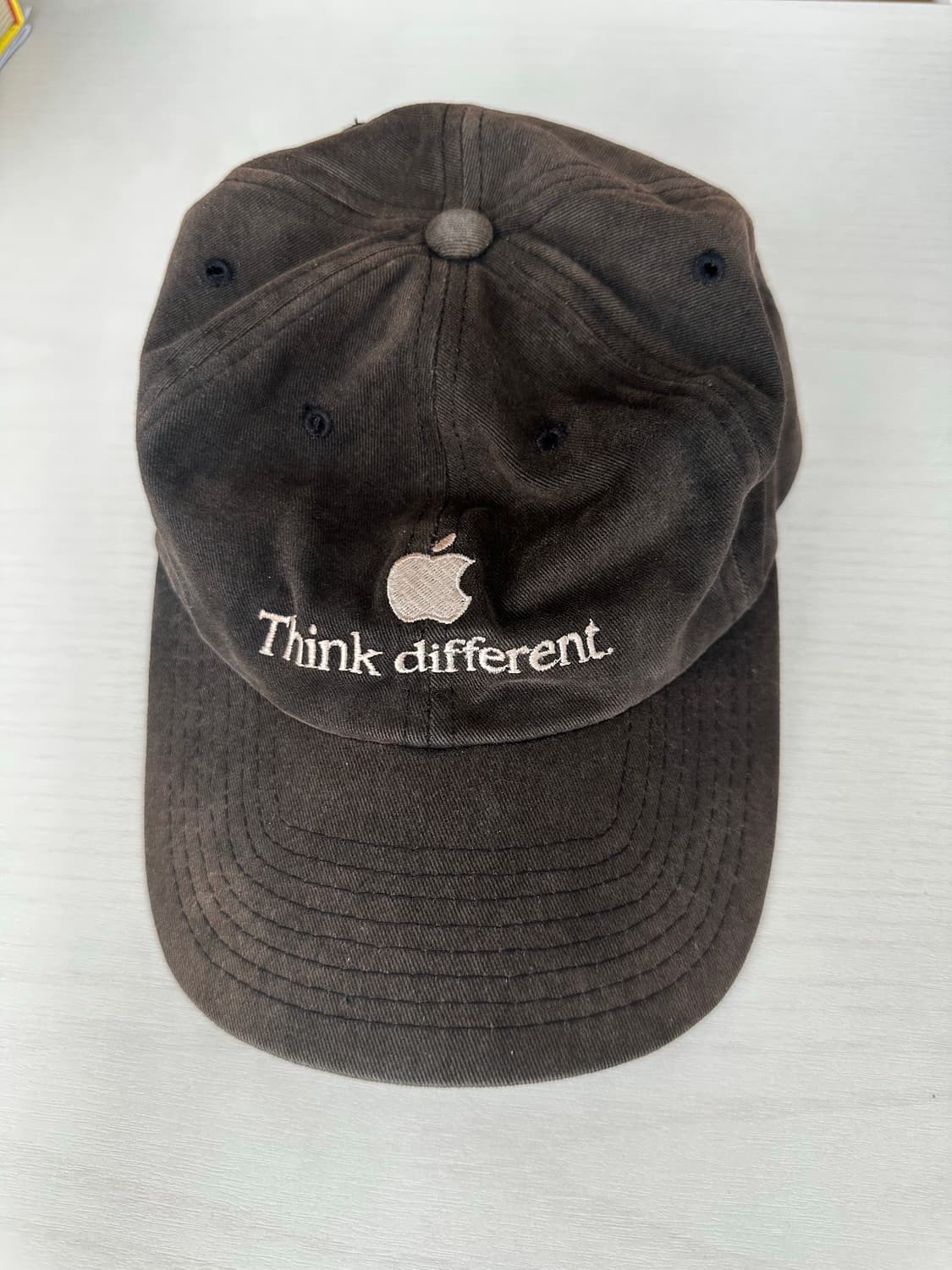 [os] 90s 빈티지 애플 Think different 볼캡 모자 상품이미지1
