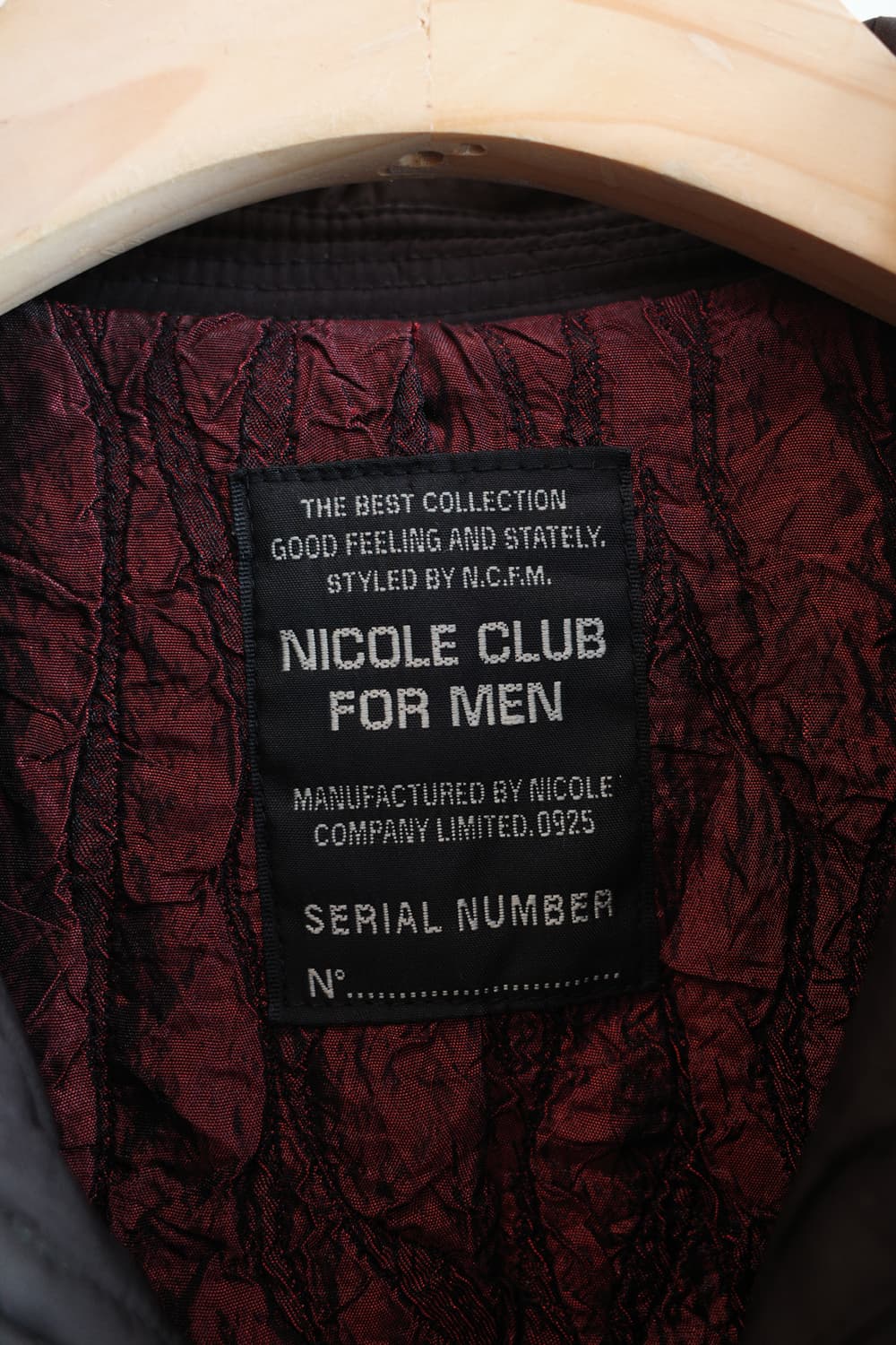 NICOLE CLUB FOR MAN 투웨이집업 스트링점퍼 상품이미지3