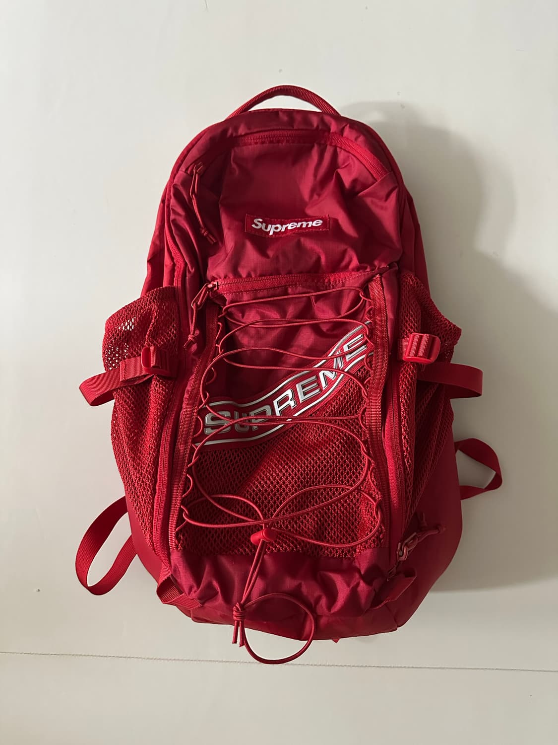 [os] 23FW 슈프림 레드 백팩 상품이미지1