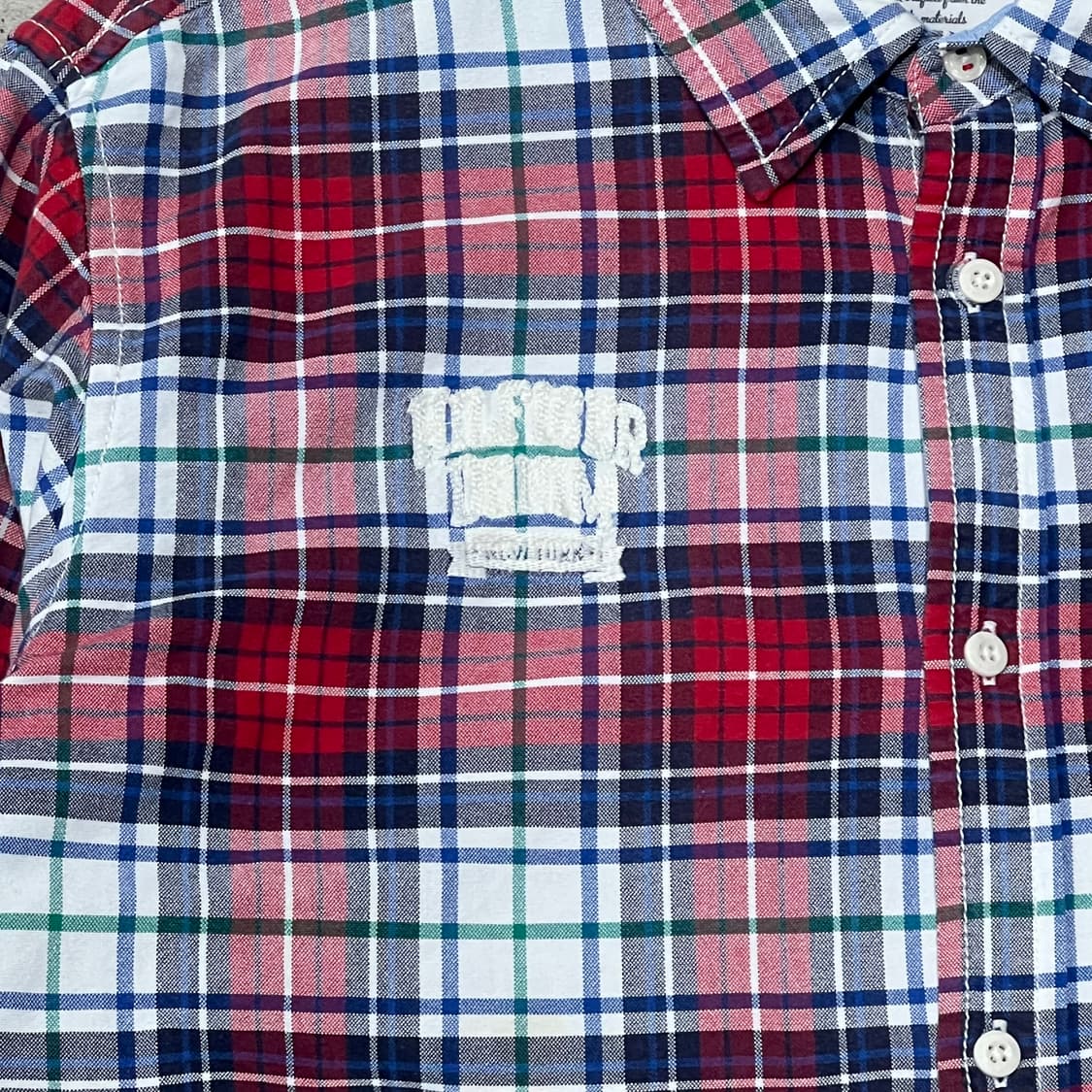 타미힐피거 자수 체크셔츠 s10681 상품이미지5