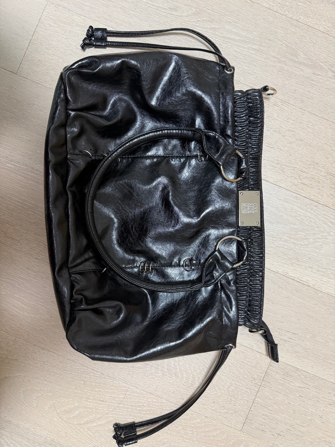 쿨사이드오브더필로우 pierced boxer bag black 상품이미지3