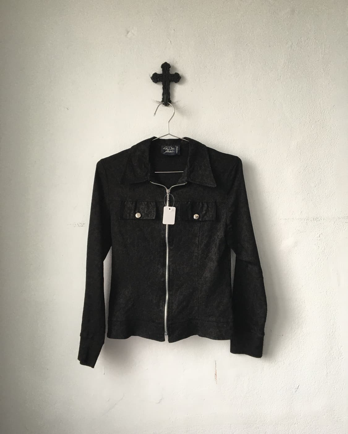 Flower pattern shirt zip up 상품이미지2