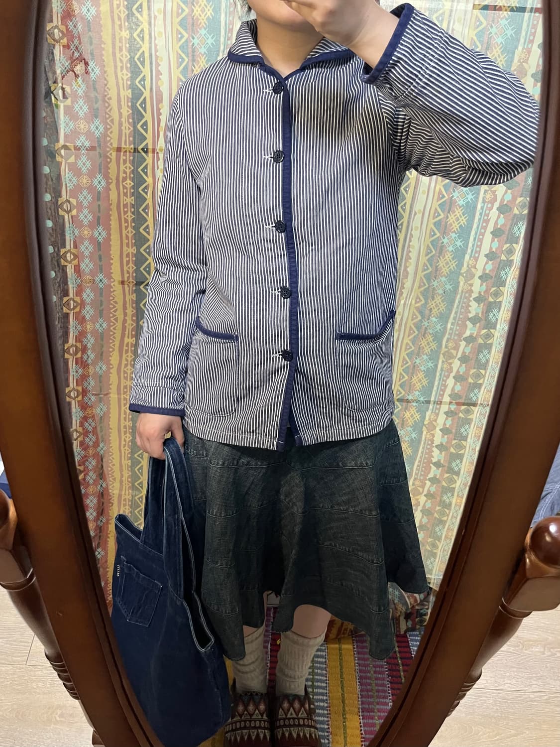 Le glazik 르 글라지크 히코리 스트라이프 재킷 상품이미지2