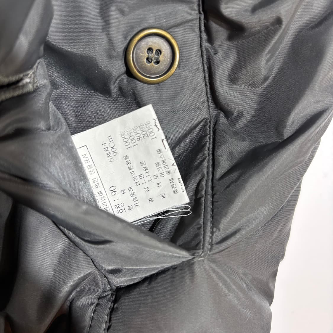 빈티지 브라운 라인 리버시블 후드 집업 자켓 상품이미지8