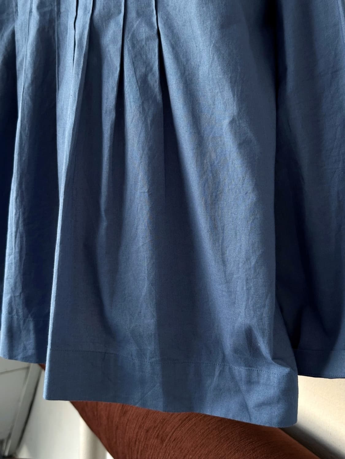 Natural cotton back string design shirt  상품이미지4