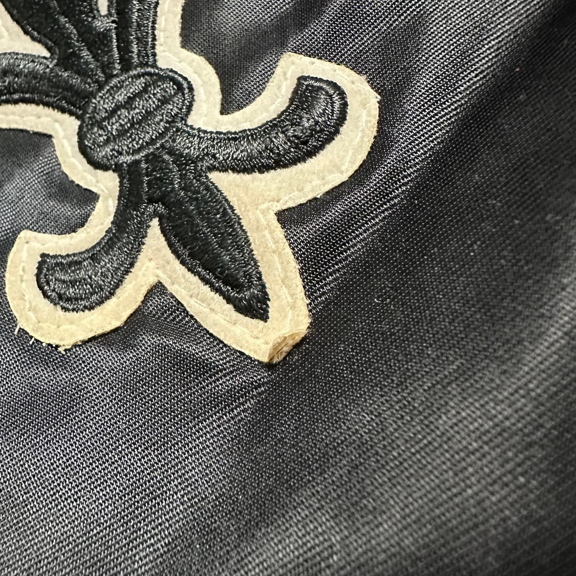 80s Chalk Line New Orleans 로고 새틴 자켓 상품이미지6