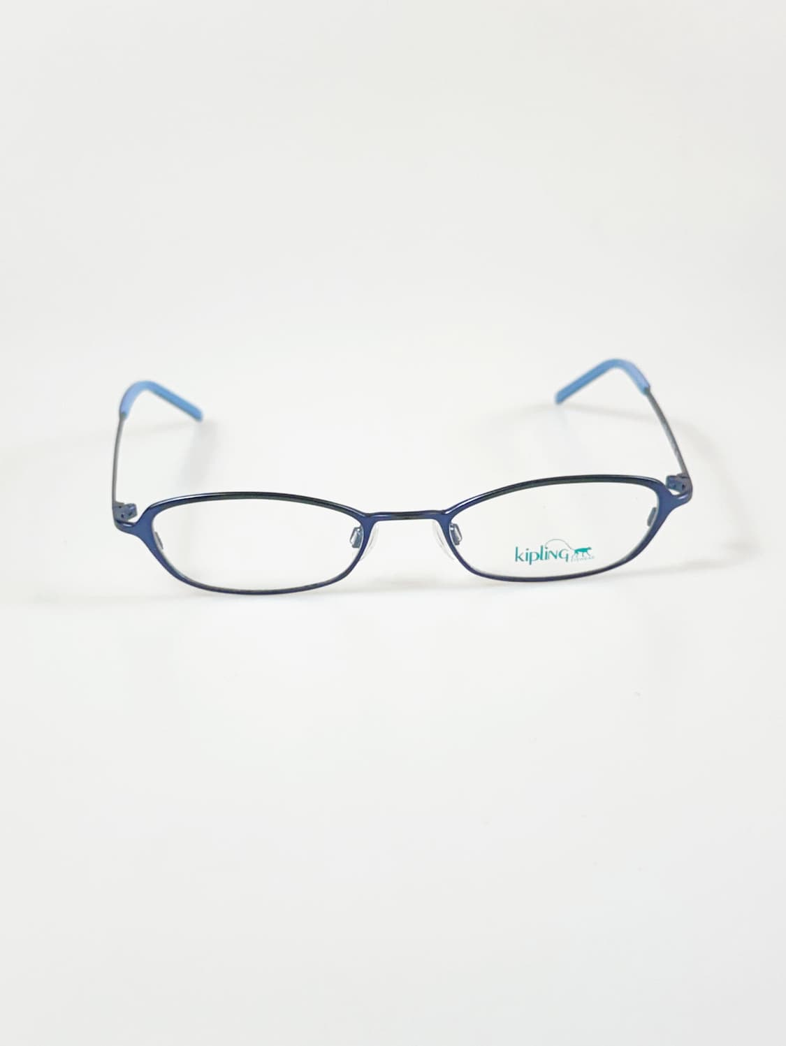 KIPLING 슬림 오벌 딥블루 메탈 프레임 빈티지 안경 상품이미지1