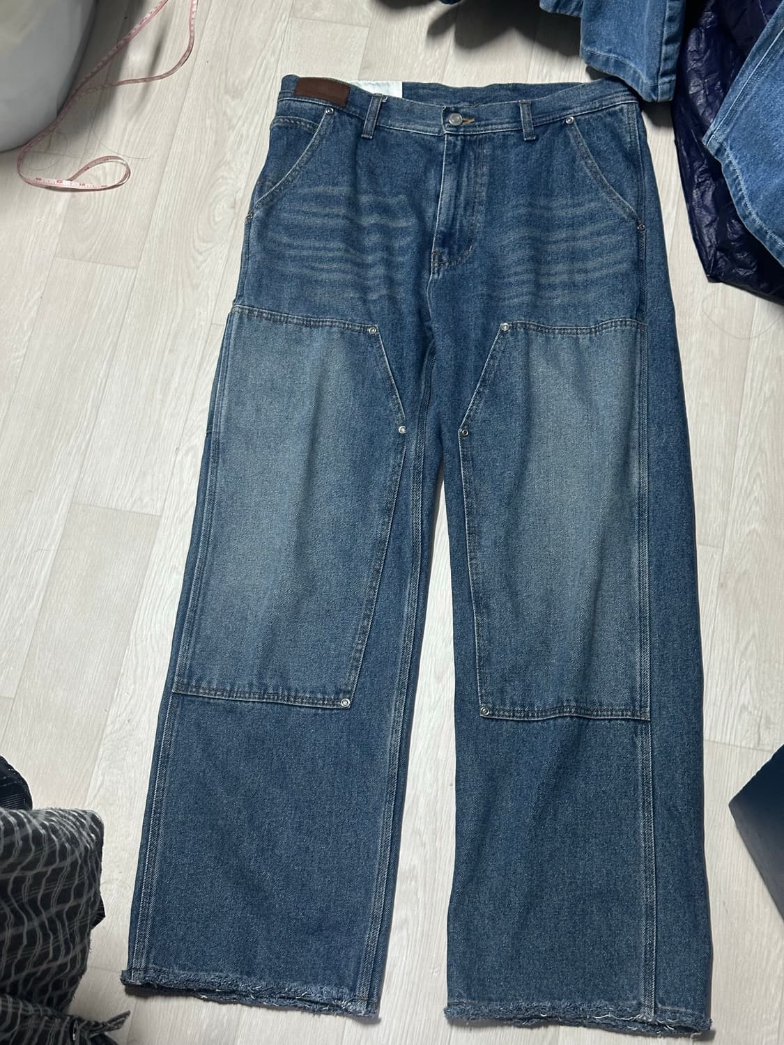 앤더슨벨 오스터 데님 카펜터 와이드 레그진 L 상품이미지5