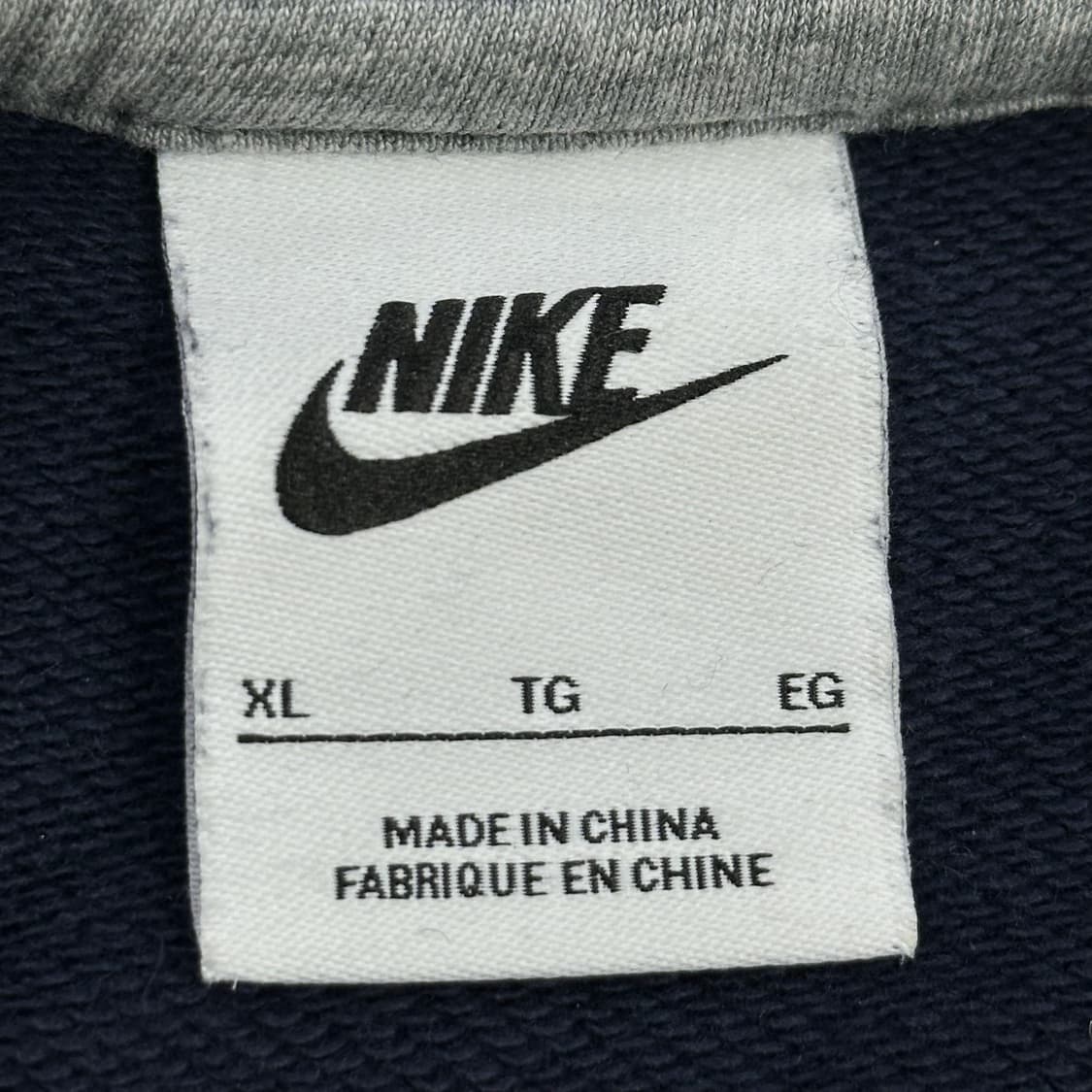 나이키 올드스쿨 구형 솔로 스우시 맨투맨 네이비 실측L 상품이미지4