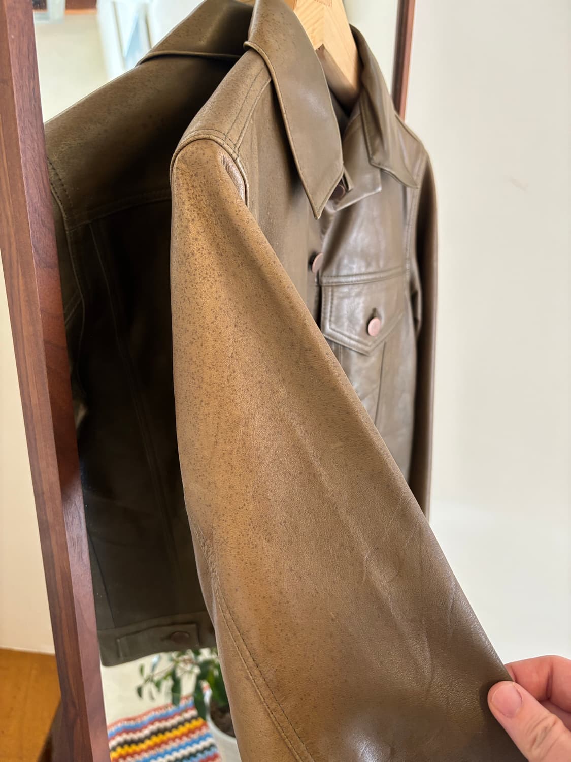 말가죽 빈티지 자켓 상품이미지3